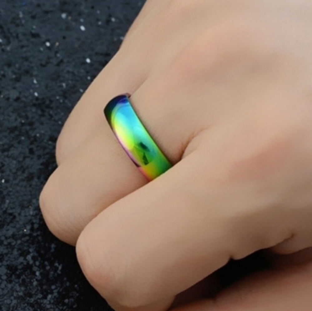 Nwt! Metallic Rainbow Stainless Band + Gift!